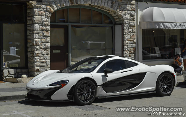 Mclaren P1 spotted in Carmel, California