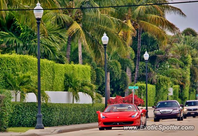 Ferrari 458 Italia spotted in West Palm Beach, Florida