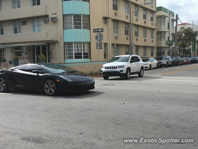 Lamborghini Gallardo spotted in Miami, Florida