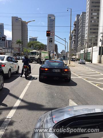 Jaguar F-Type spotted in Fortaleza, Brazil