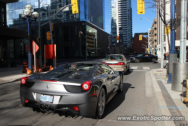 Ferrari 458 Italia spotted in Toronto, Canada