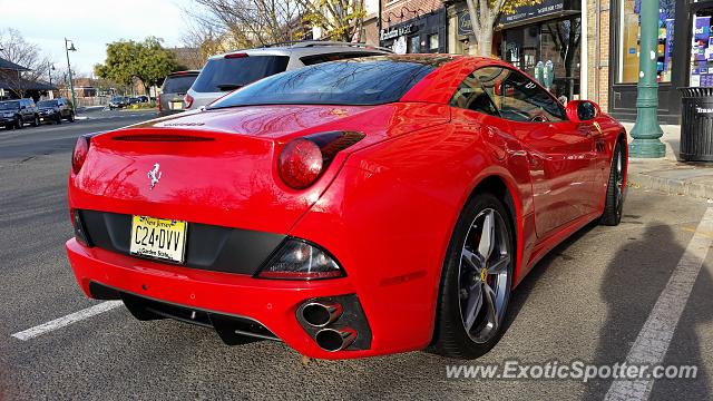 Ferrari California spotted in Summit, New Jersey