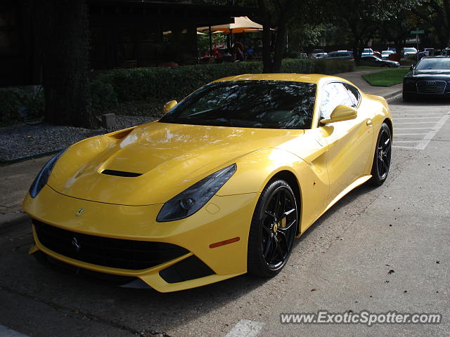 Ferrari F12 spotted in Dallas, Texas