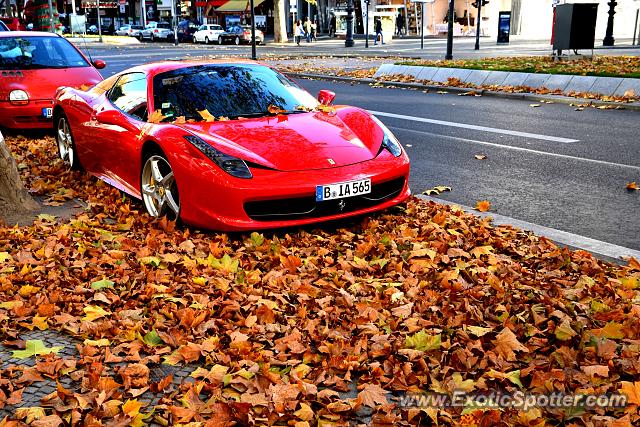 Ferrari 458 Italia spotted in Berlin, Germany