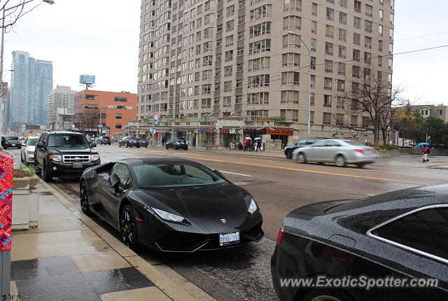 Lamborghini Huracan spotted in Toronto, Canada