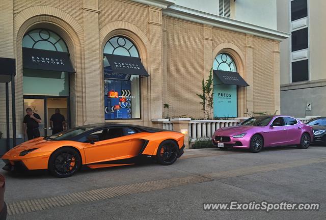 Lamborghini Aventador spotted in Beverly Hills, California