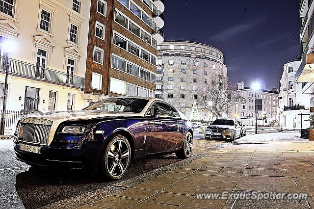 Rolls-Royce Wraith spotted in London, United Kingdom