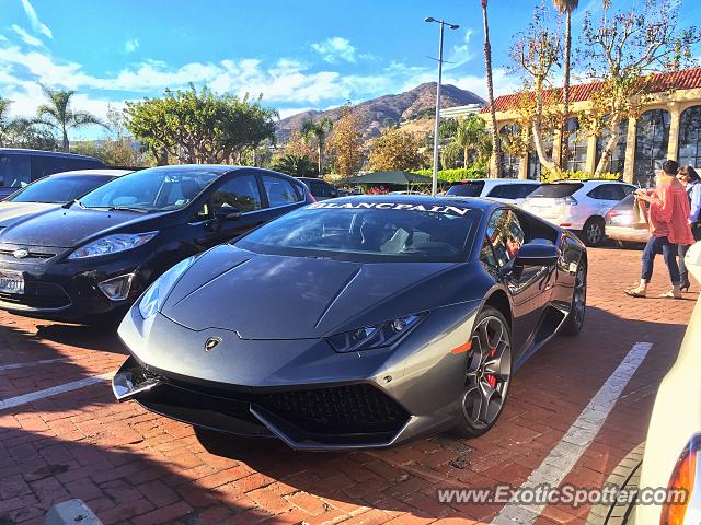 Lamborghini Huracan spotted in Malibu, California