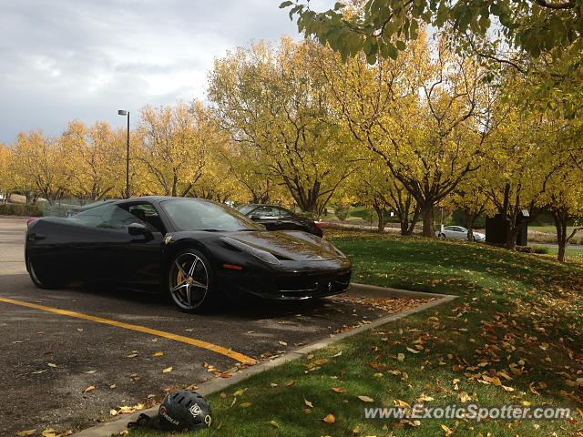 Ferrari 458 Italia spotted in Greenwood V, Colorado