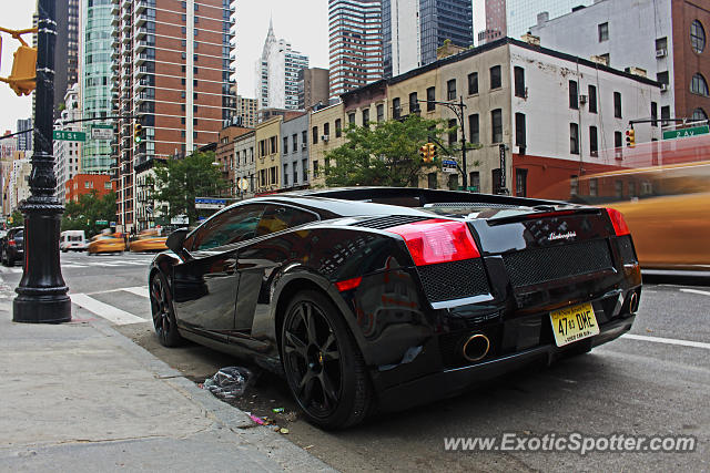 Lamborghini Gallardo spotted in Manhattan, New York