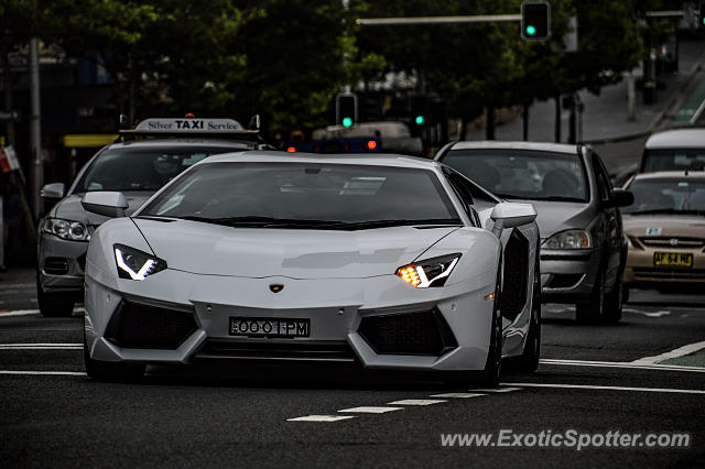 Lamborghini Aventador spotted in Sydney, Australia