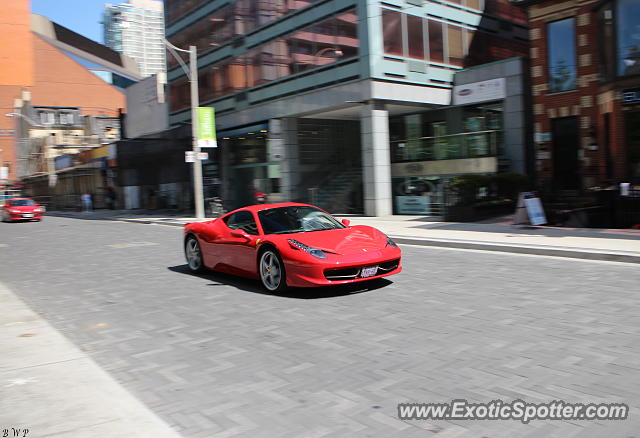 Ferrari 458 Italia spotted in Toronto, Canada