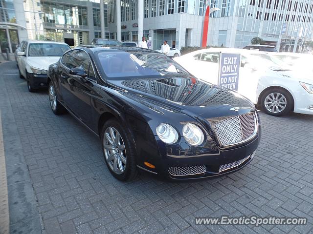 Bentley Continental spotted in Atlanta, Georgia