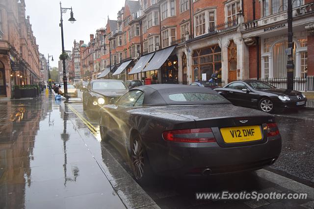 Aston Martin DB9 spotted in London, United Kingdom