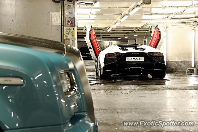 Lamborghini Aventador spotted in London, United Kingdom