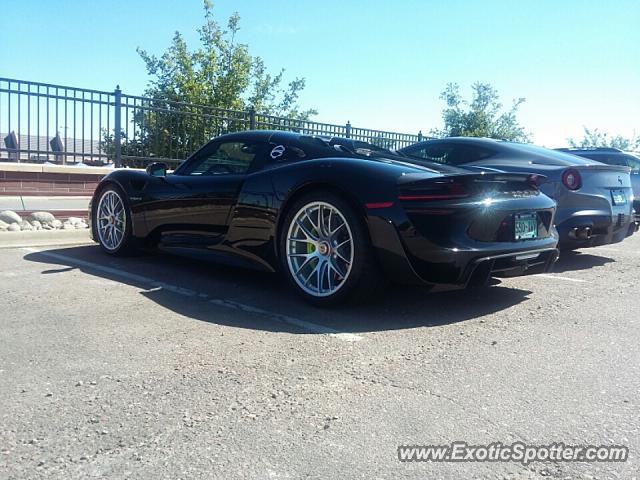 Porsche 918 Spyder spotted in Lonetree, Colorado