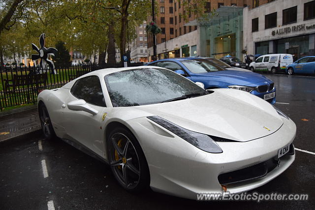 Ferrari 458 Italia spotted in London, United Kingdom