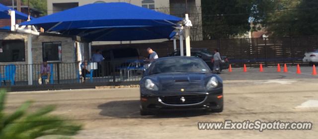 Ferrari California spotted in Houston, Texas