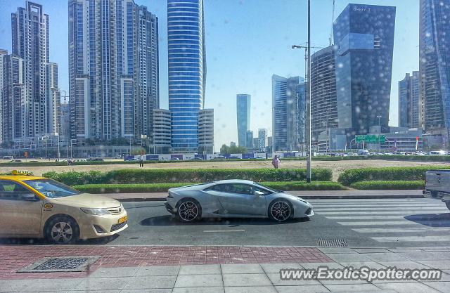 Lamborghini Huracan spotted in Dubai, United Arab Emirates