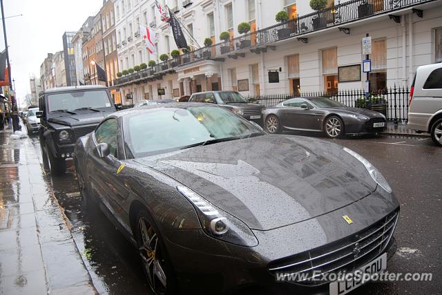 Ferrari California spotted in London, United Kingdom