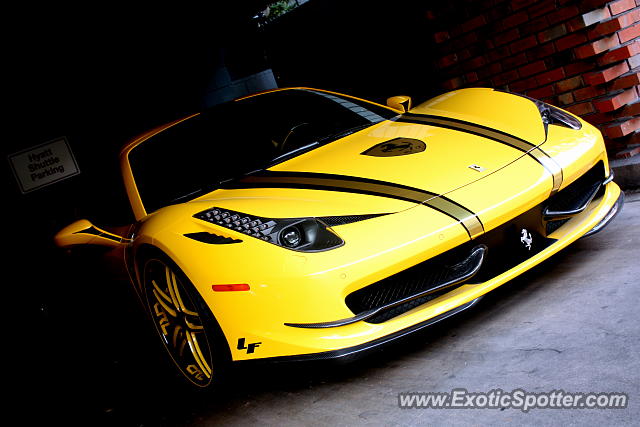 Ferrari 458 Italia spotted in Monterey, California