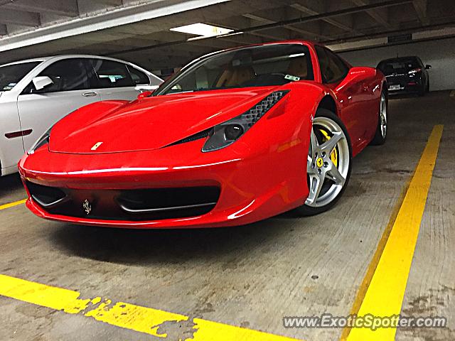 Ferrari 458 Italia spotted in Houston, Texas