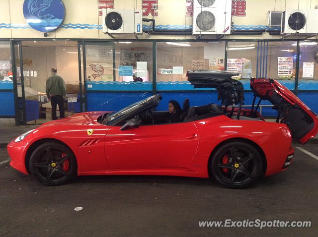 Ferrari California spotted in Auckland, New Zealand