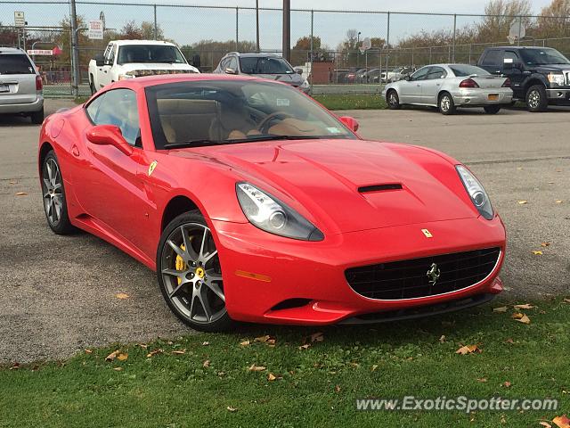 Ferrari California spotted in Pittsford, New York