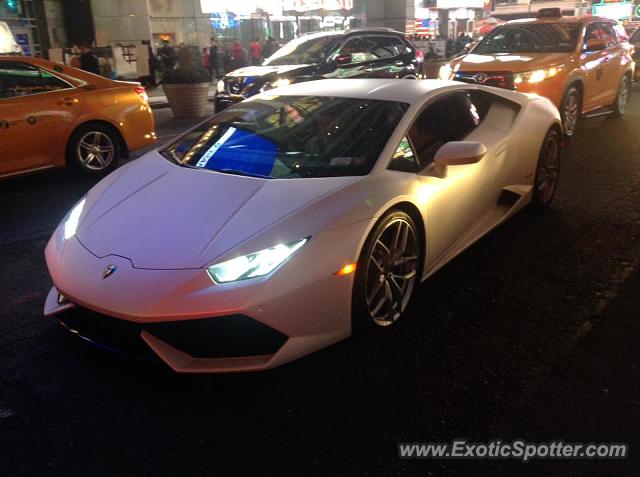 Lamborghini Huracan spotted in Manhattan, New York