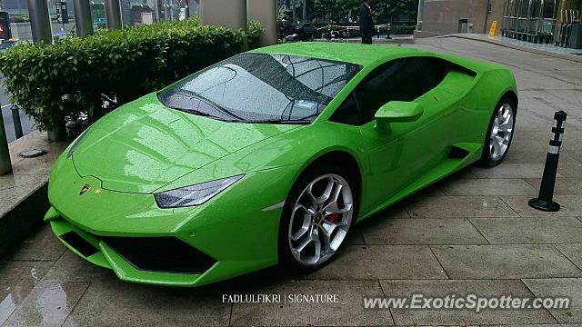 Lamborghini Huracan spotted in Kuala Lumpur, Malaysia