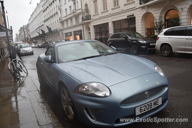 Jaguar XKR spotted in London, United Kingdom