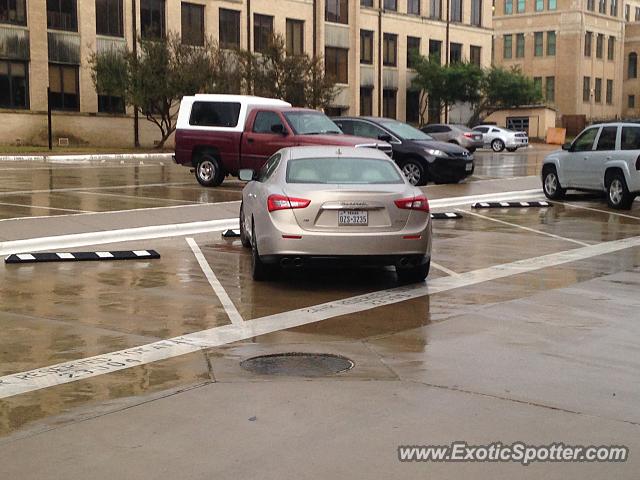 Maserati Ghibli spotted in College station, Texas