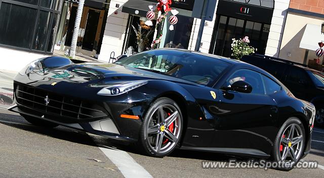 Ferrari F12 spotted in Beverly Hills, California