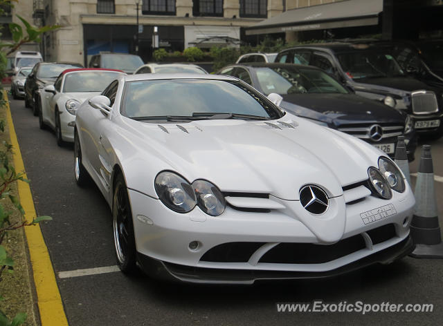 Mercedes SLR spotted in London, United Kingdom