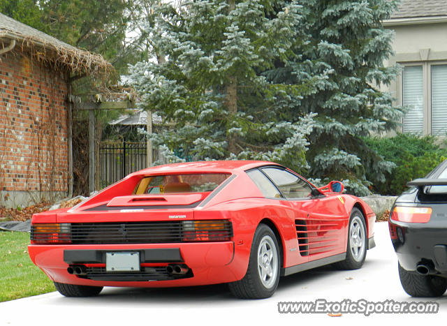 Ferrari Testarossa spotted in London, Canada