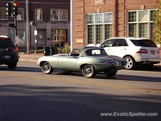 Jaguar E-Type spotted in Winnetka, Illinois