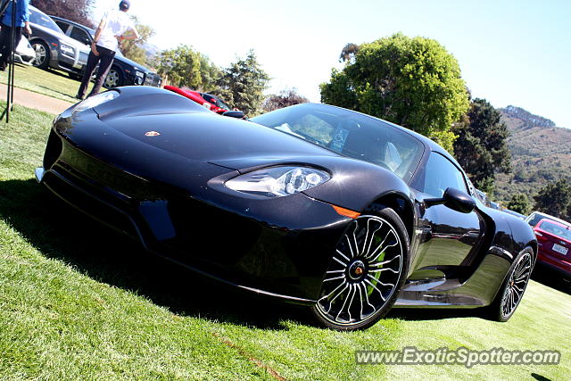 Porsche 918 Spyder spotted in Carmel Valley, California