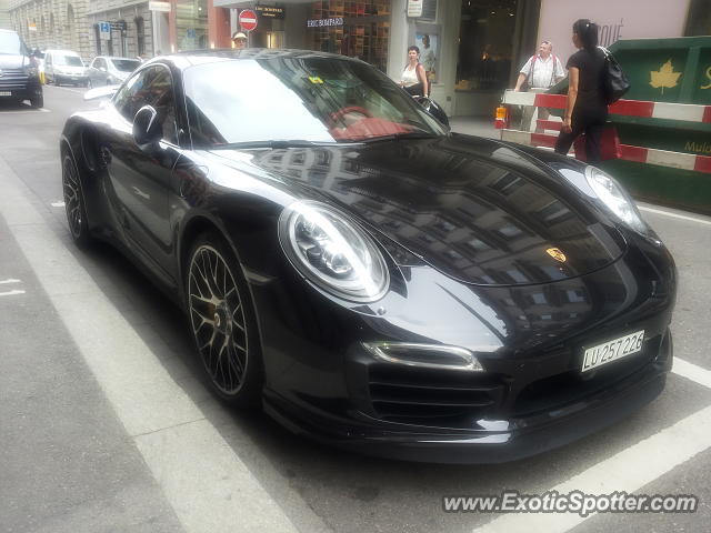 Porsche 911 Turbo spotted in Zurich, Switzerland