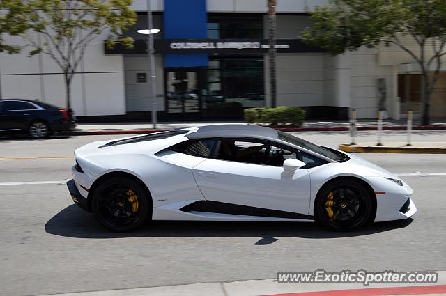 Lamborghini Huracan spotted in Beverly Hills, California