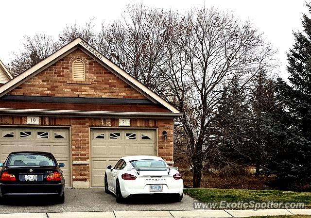 Porsche Cayman GT4 spotted in Stouffville, Canada