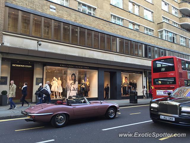 Jaguar E-Type spotted in London, United Kingdom