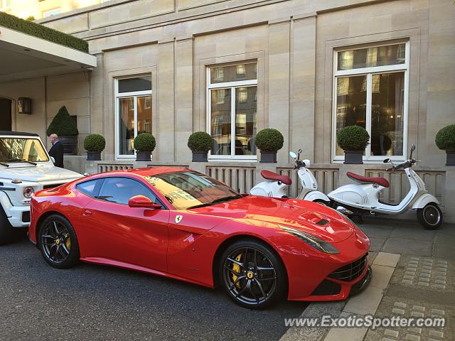 Ferrari F12 spotted in London, United Kingdom