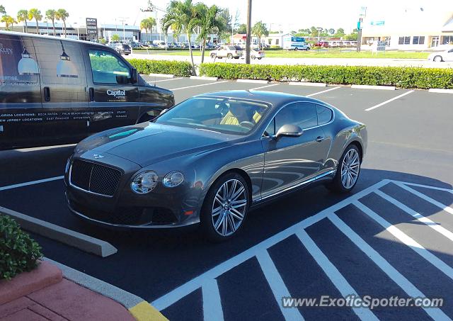 Bentley Continental spotted in Stuart, Florida