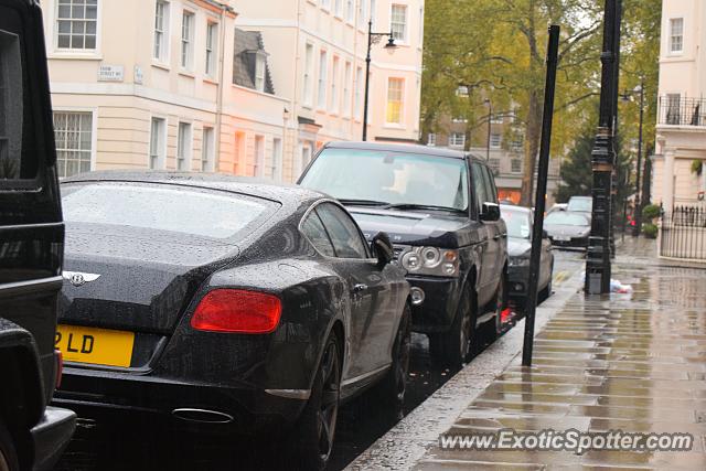 Bentley Continental spotted in London, United Kingdom