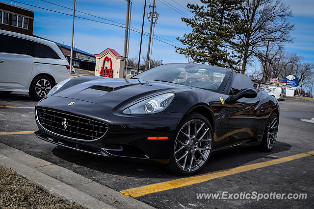 Ferrari California spotted in Overland Park, United States