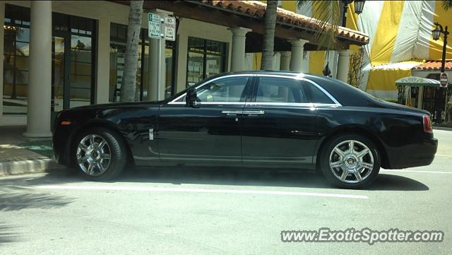 Rolls-Royce Ghost spotted in Palm Beach, Florida