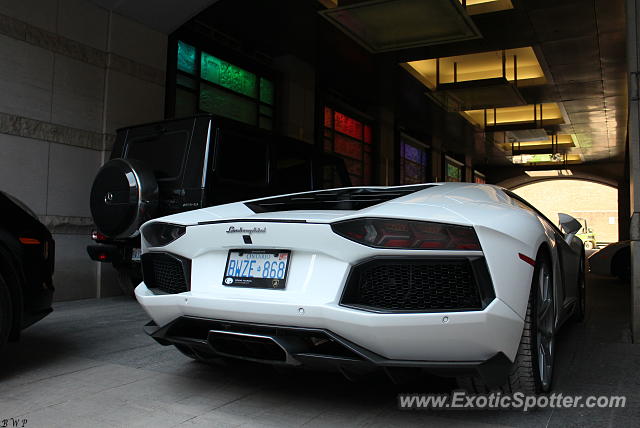 Lamborghini Aventador spotted in Toronto, Canada