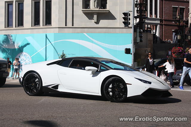 Lamborghini Huracan spotted in Beverly hills, California