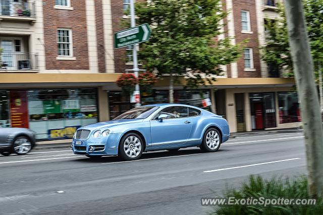 Bentley Continental spotted in Sydney, Australia