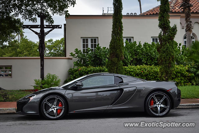 Mclaren 650S spotted in Miami Beach, Florida